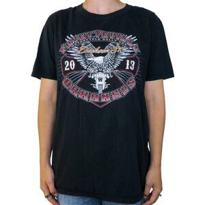 2013 Fayetteville Motorcycle Rally Arkansas Graphic Tee Shirt